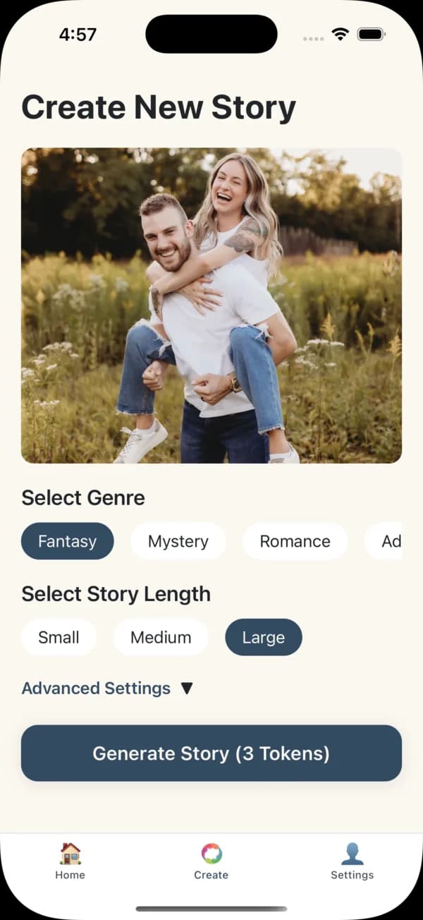 Storify, create a story from a photo